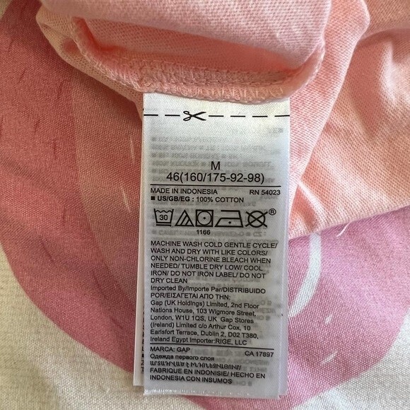 Gap pink  tee women  light Pink short sleeve casual top size M - Picture 11 of 11